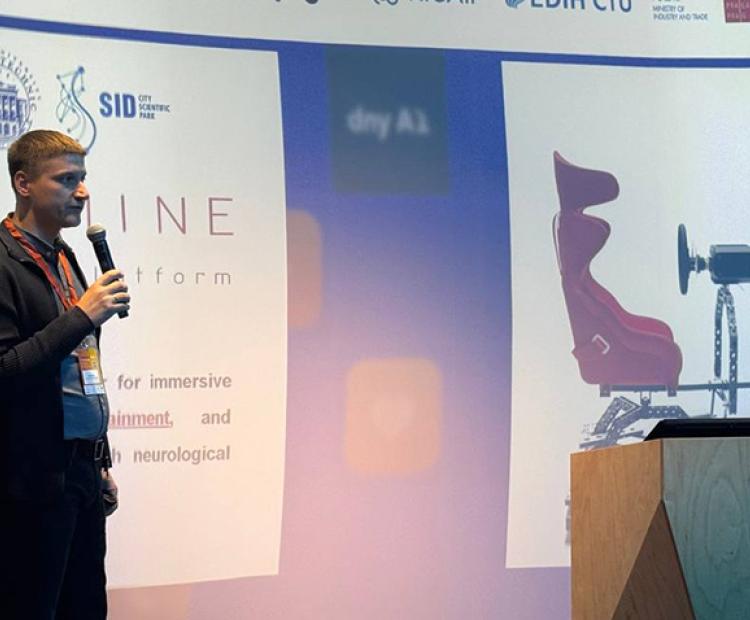 Команда DOFamine презентувала свій стартап на CLARA Symposium 2025 у Чехії