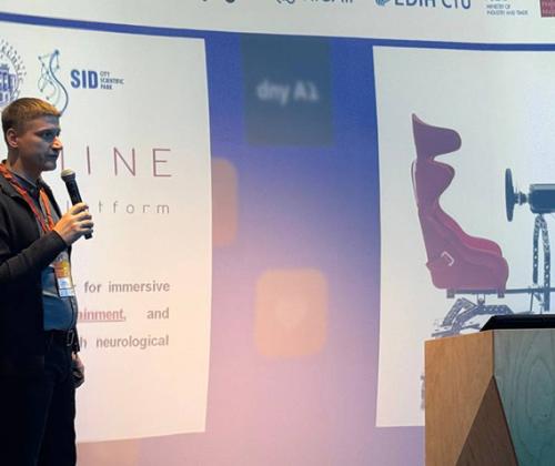 Команда DOFamine презентувала свій стартап на CLARA Symposium 2025 у Чехії